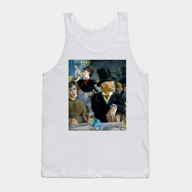 At the Cafe by Edouard Manet Tank Top by Classic Art Stall